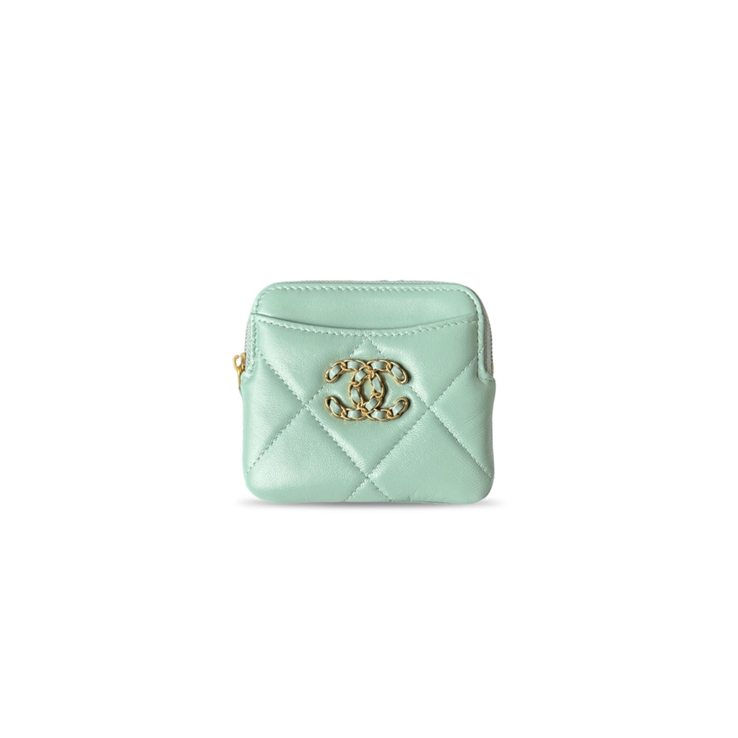 CHANEL 19 WALLET WITH ZIPPER AP2086 (11*9.5*2.5cm)